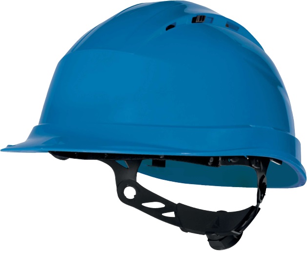 Delta Plus QUARTZ UP IV Blue Safety Helmet, Adjustable