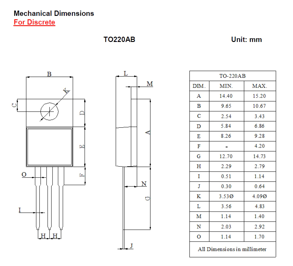 DiodesZetex 400 V Rectifier & Schottky Diode 3-Pin TO-220AB