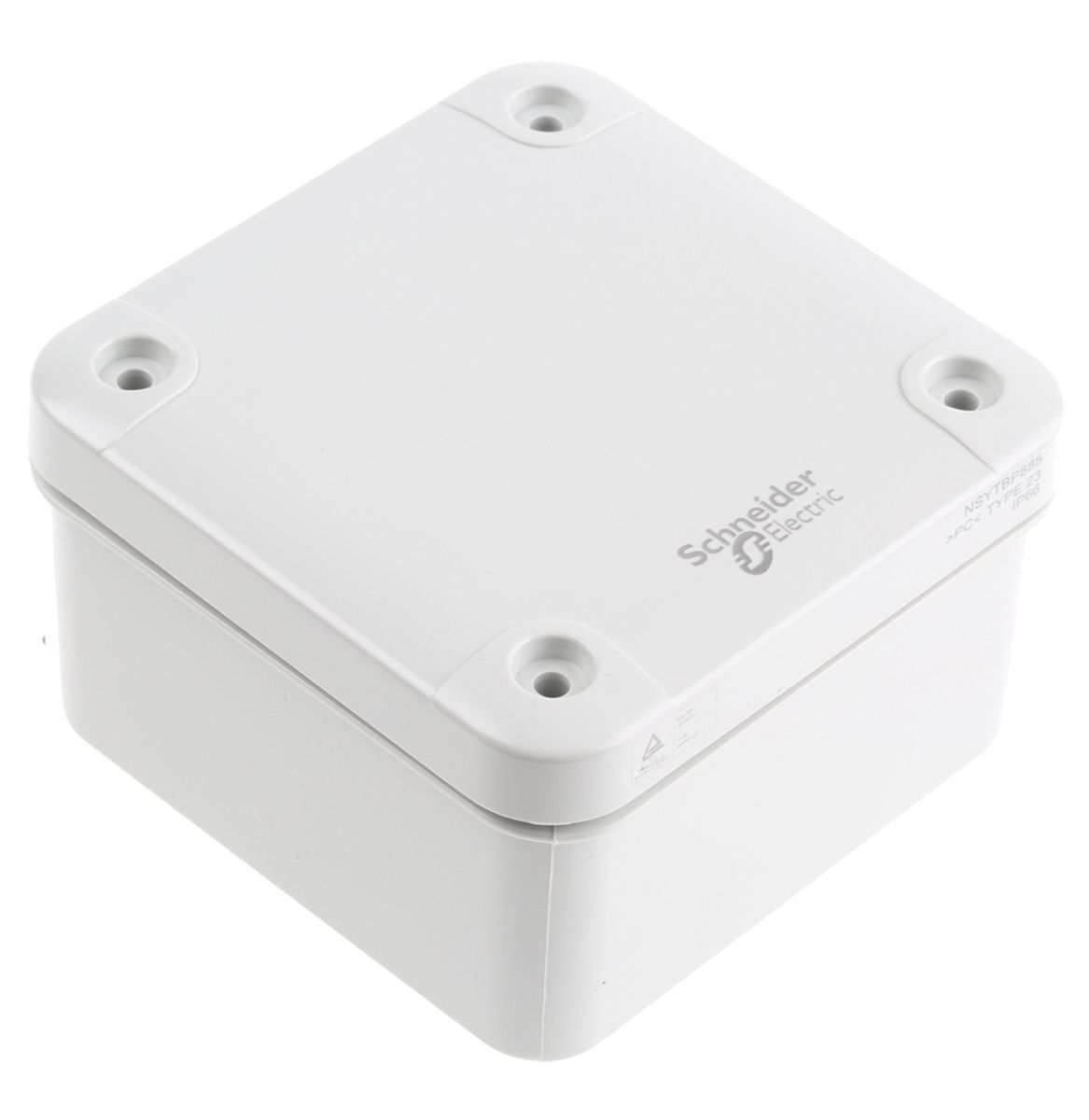 Thalassa TBP IP66 Wall Box, Polycarbonate, Grey, 89 x 89 x 54mm