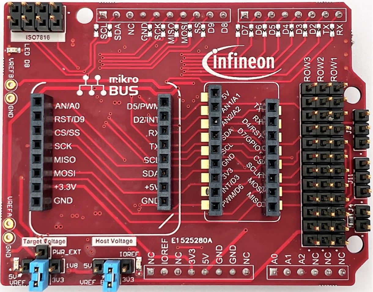 Infineon OPTIGA Trust Adapter Adapter Evaluation Board OPTIGATRUSTADAPTERTOBO1