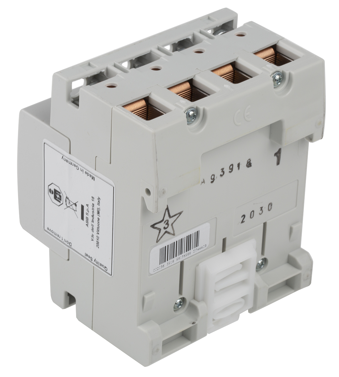 f204b-8003 ABB F200 RCCB, 80A, 4 Pole, 300mA, Type B, 400V ac