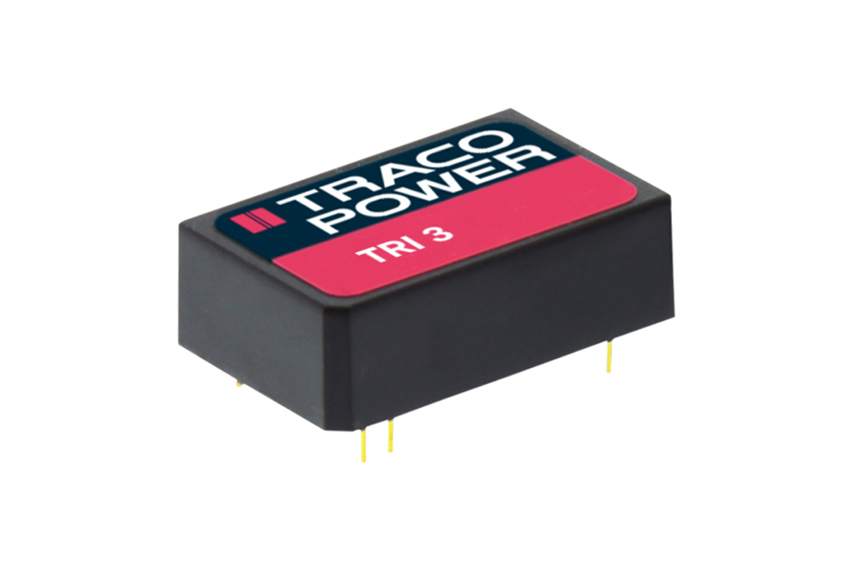 TRACOPOWER TRI 3 Isolated DC-DC Converter, 12V dc/ 290mA Output, 9 → 18 V dc Input, 3.5W, Through Hole, +96°C