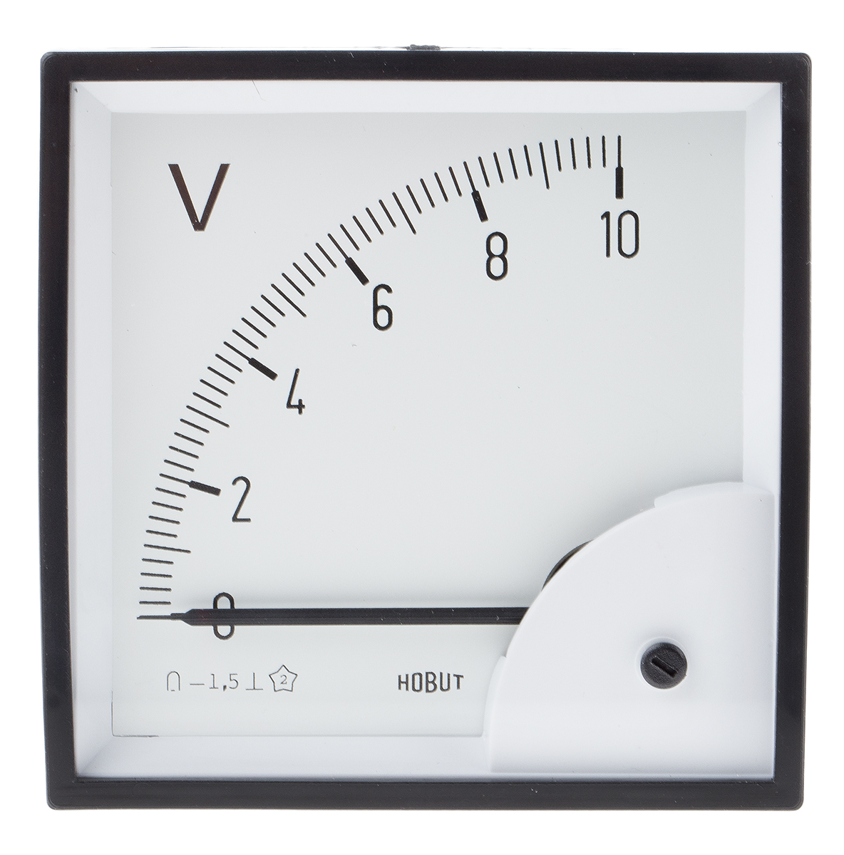 HOBUT D96 Series Analogue Voltmeter DC, 92 mm, 92 mm