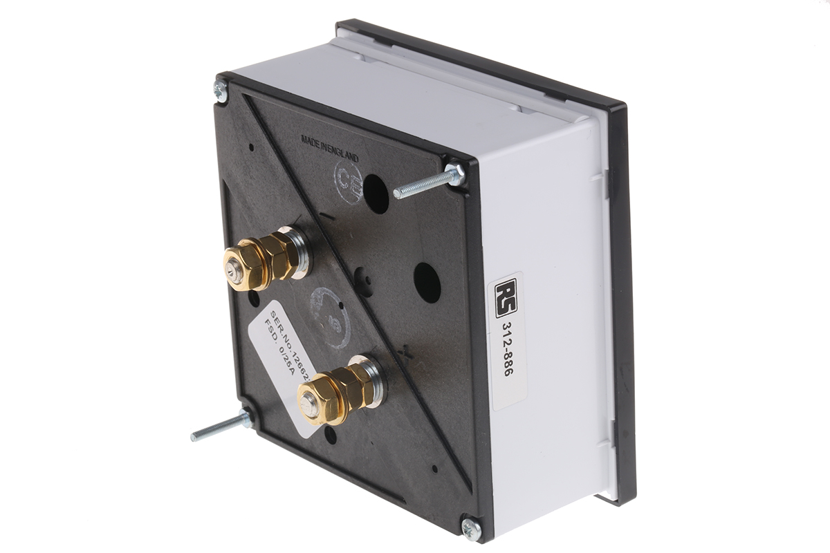 d96mis25a1-001 HOBUT D96SD Analogue Panel Ammeter 100 A AC, 96 mm x 96 mm, Class 1.5 Moving Iron