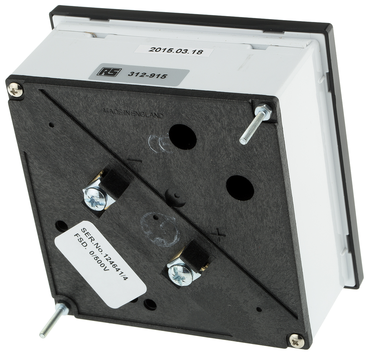d96sd500v2-001 HOBUT D96 Series Analogue Voltmeter AC, 92 mm, 92 mm