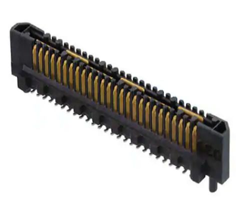Samtec Edge Mount PCB Socket, 52-Contact, 2-Row, 0.8mm Pitch