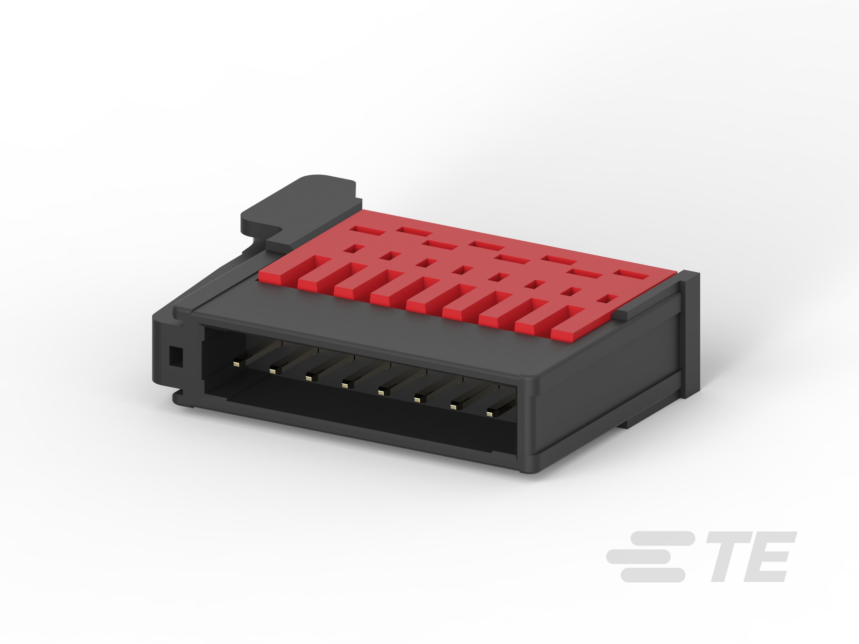 TE Connectivity RITS Series Cable PCB Connector, 8 Contact(s), 1 Row, Shrouded
