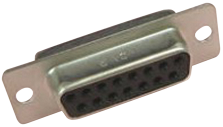 JAE 15 Way Straight Panel D-Sub Connector Female