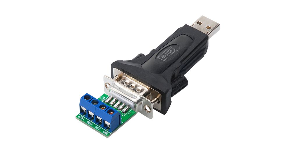 da-70157 Digitus USB Type A to Male to DB9 Male Converter Cable