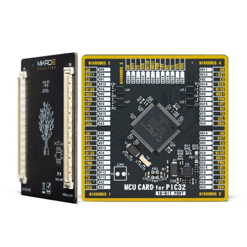 Brand-Rex MCU CARD For PIC32 PIC32MX695F512L Microcontroller Development Board MIKROE-4590