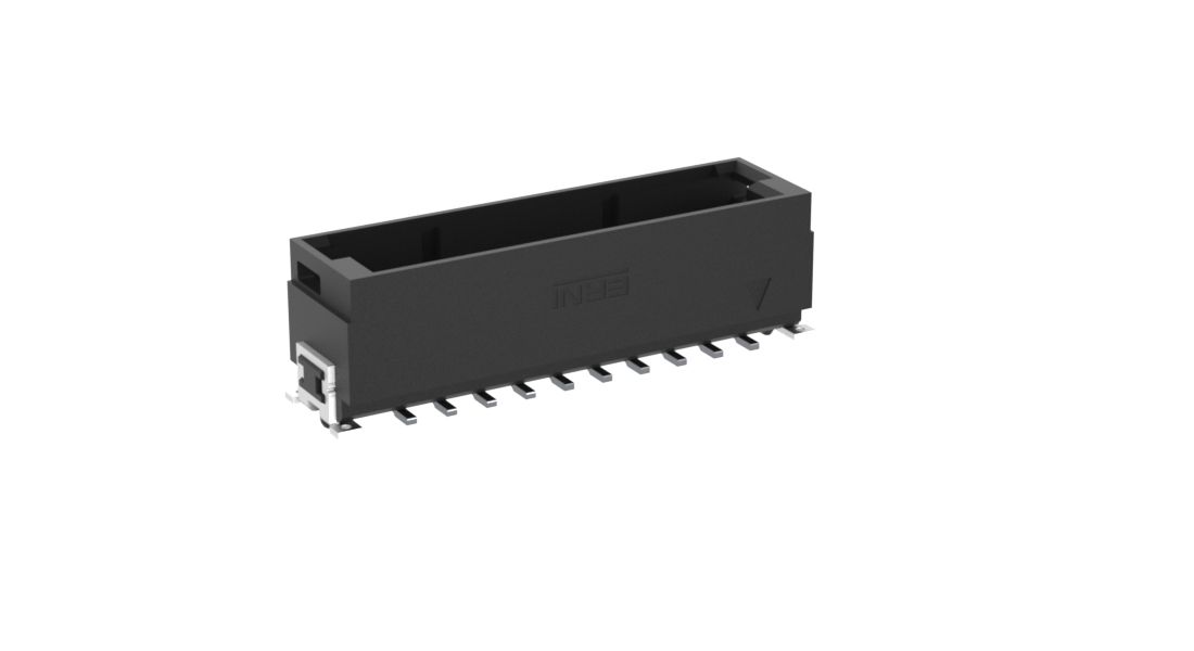 ERNI MaxiBridge Series Vertical Surface PCB Header, 20 Contact(s), 2.54 mm Pitch, 2 Row, Shrouded