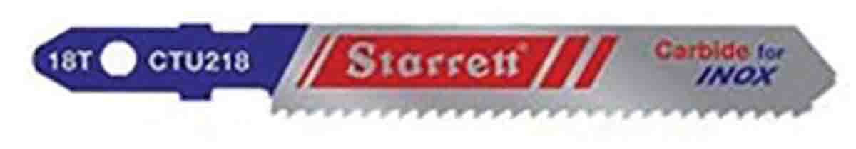 Starrett, 18 Teeth Per Inch 55mm Cutting Length Jigsaw Blade, Pack of 2