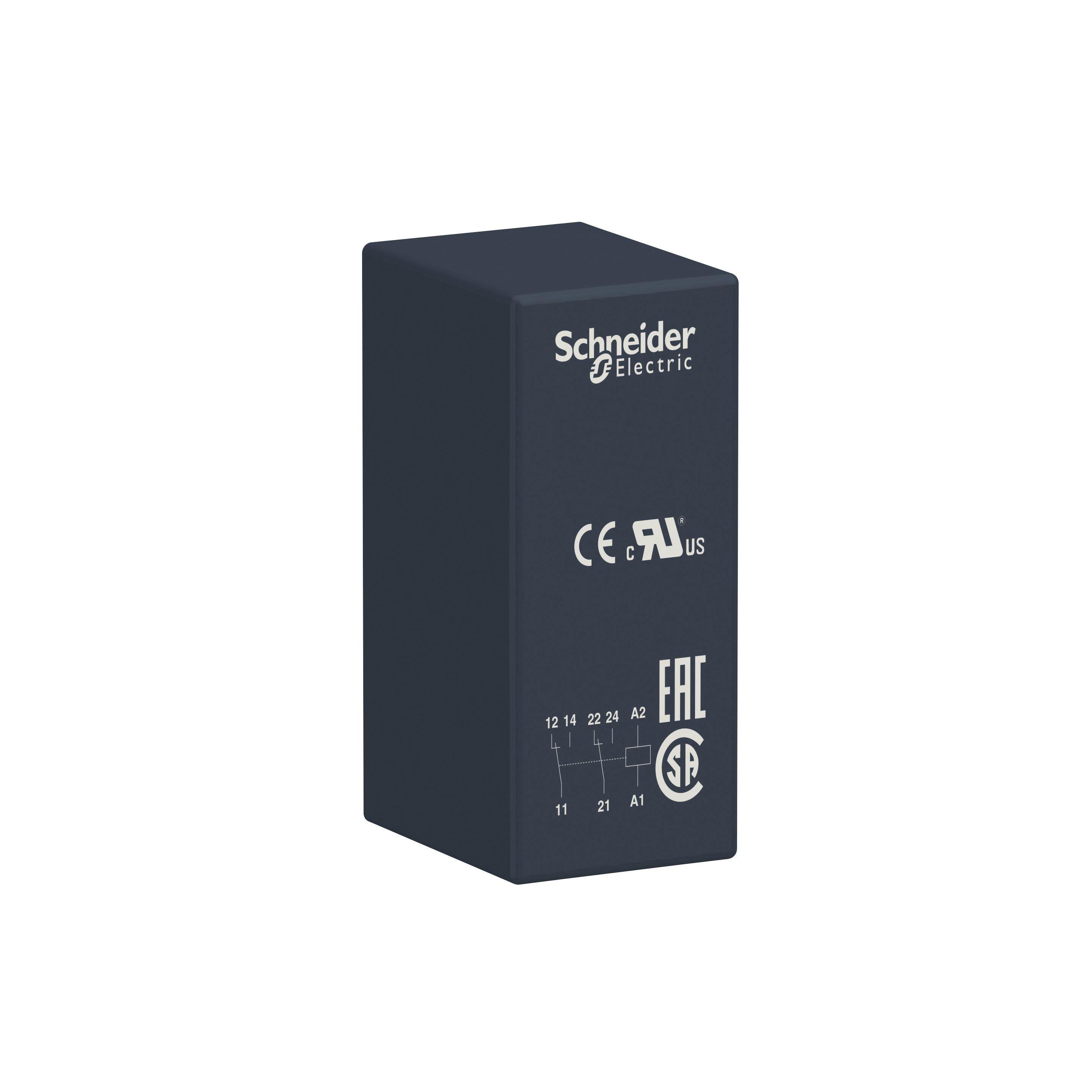 Schneider Electric Harmony Relay RSB Series Interface Relay, Plug In, DPDT, 8A Load