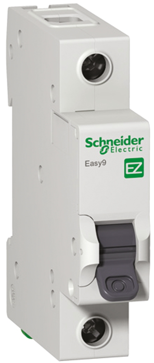 Schneider Electric Easy 9 EZ9 MCB, 1P, 50A Curve B, 230V AC, 6 kA Breaking Capacity