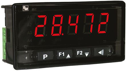 Wachendorff LED Multi-Function Panel Meters for Voltage, Current, Temperature,  45.5 mm  x 93 mm