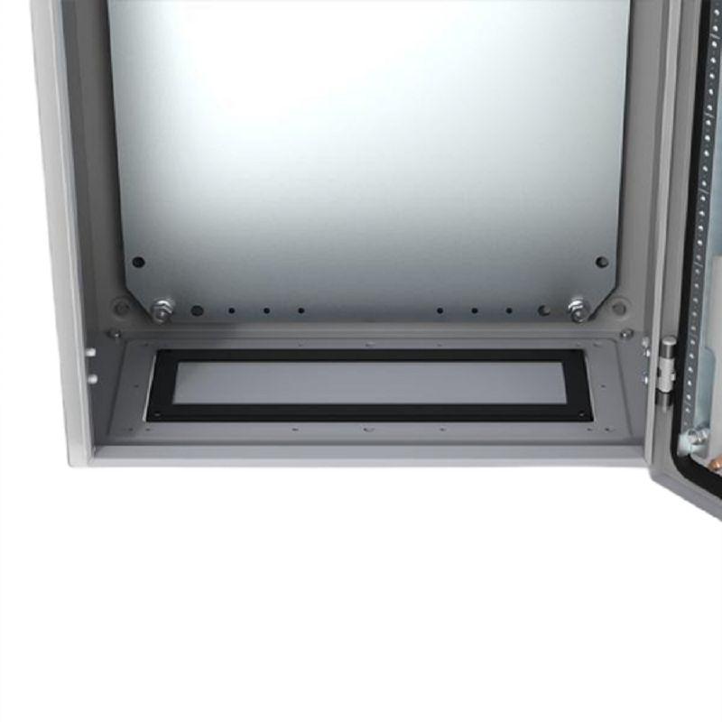 nVent HOFFMAN AFV Series RAL 7035 Mild Steel Ventilated Gland Plate, 442mm W