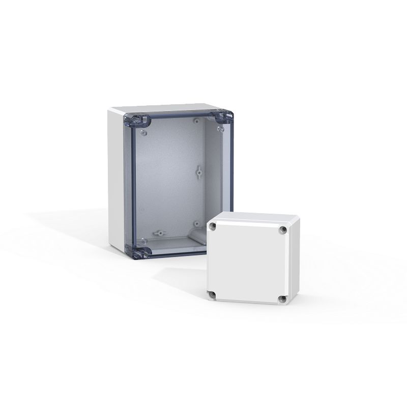 nVent HOFFMAN DABP Series ABS Terminal Box, IP66, IP67 Transparent Door, 53 mm x 55 mm x 36 mm