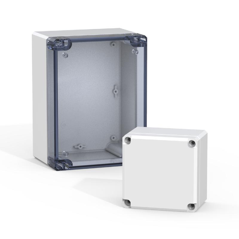 nVent HOFFMAN DABP Series Polycarbonate, ABS Terminal Box, IP66, IP67 Transparent Door, 120 mm x 122 mm x 56 mm
