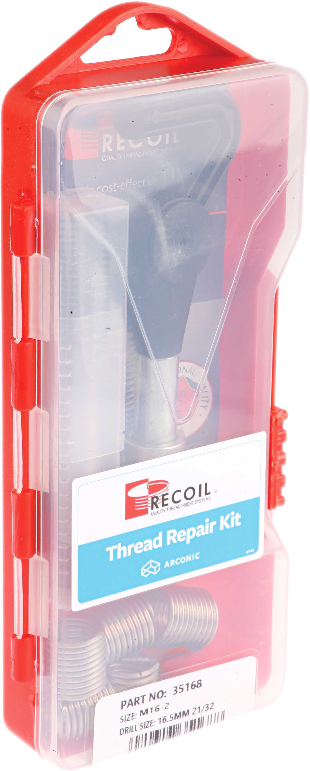 35168 Recoil 7 piece M16 x 2 Thread Repair Kit