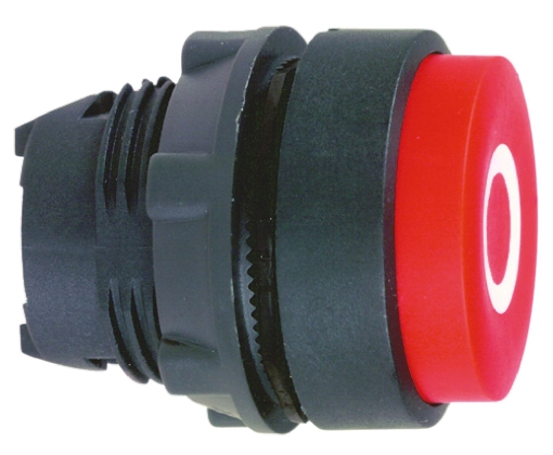 Schneider Electric XB5 Series, Red Push Button Head, Spring Return, 22mm Cutout