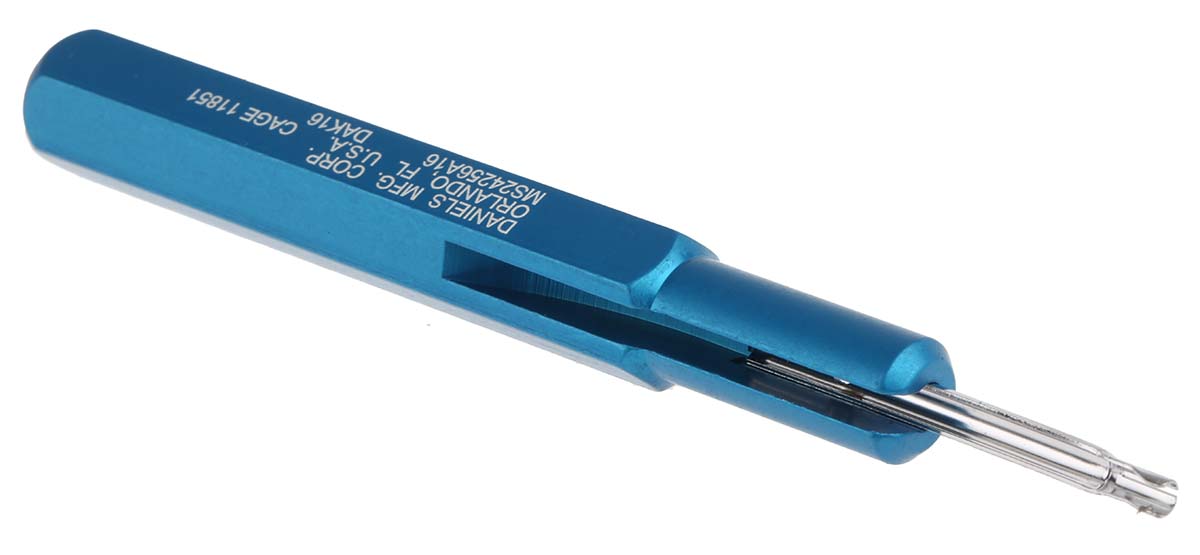 DMC Insertion Tool, MS24256A16 Series, Crimp Contact, Insertion Tool Contact, Contact size 16 AWG