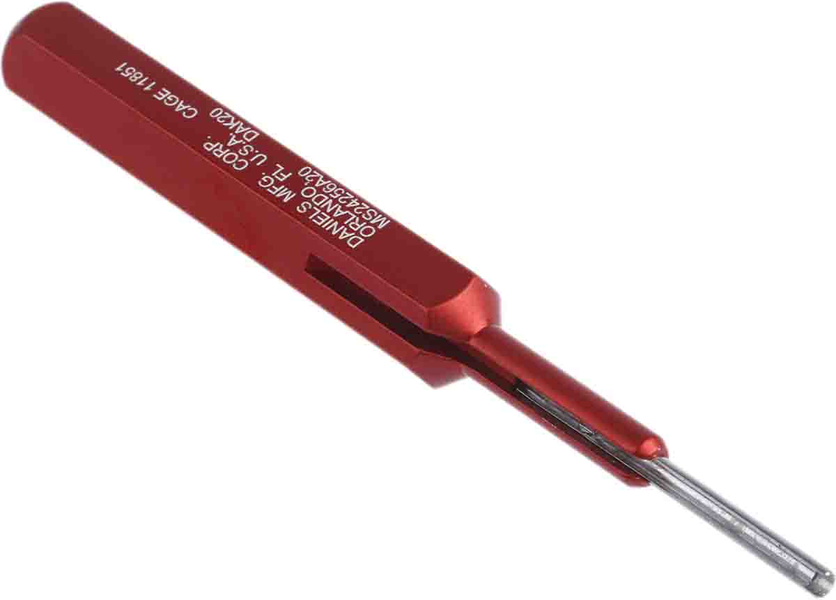 DMC Insertion Tool, MS24256A20 Series, Crimp Contact, Insertion Tool Contact, Contact size 20 AWG