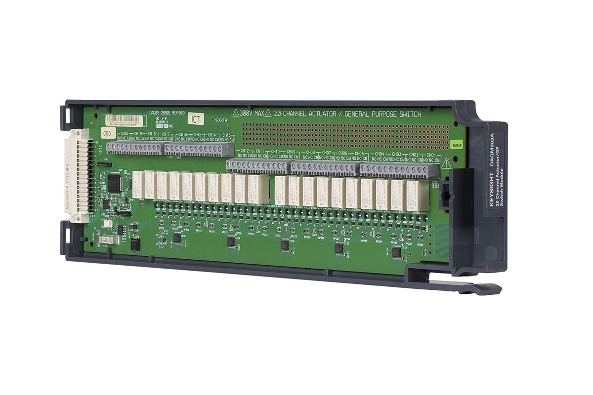 Keysight Technologies Data Acquisition Terminal Block for Use with DAQ970 Data Acquisition System Actuator/GP Switch