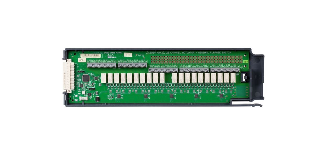 daqm903a Keysight Technologies Data Acquisition Terminal Block for Use with DAQ970 Data Acquisition System Actuator/GP Switch