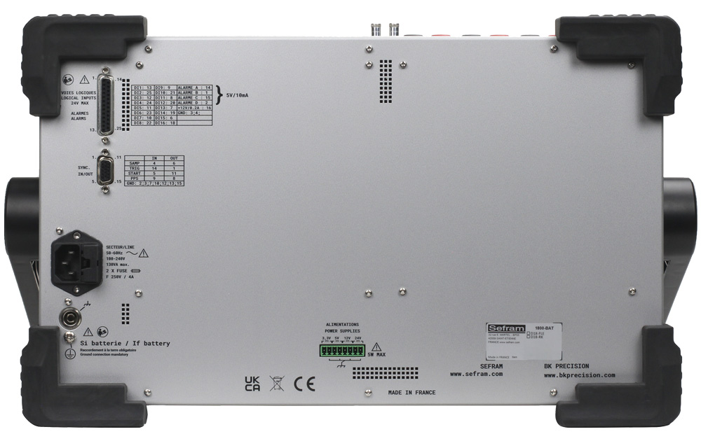 das1800-fle Sefram DAS1800 Data Acquisition System 16-Channel, USB, Ethernet, 1 Msps, 18 bit