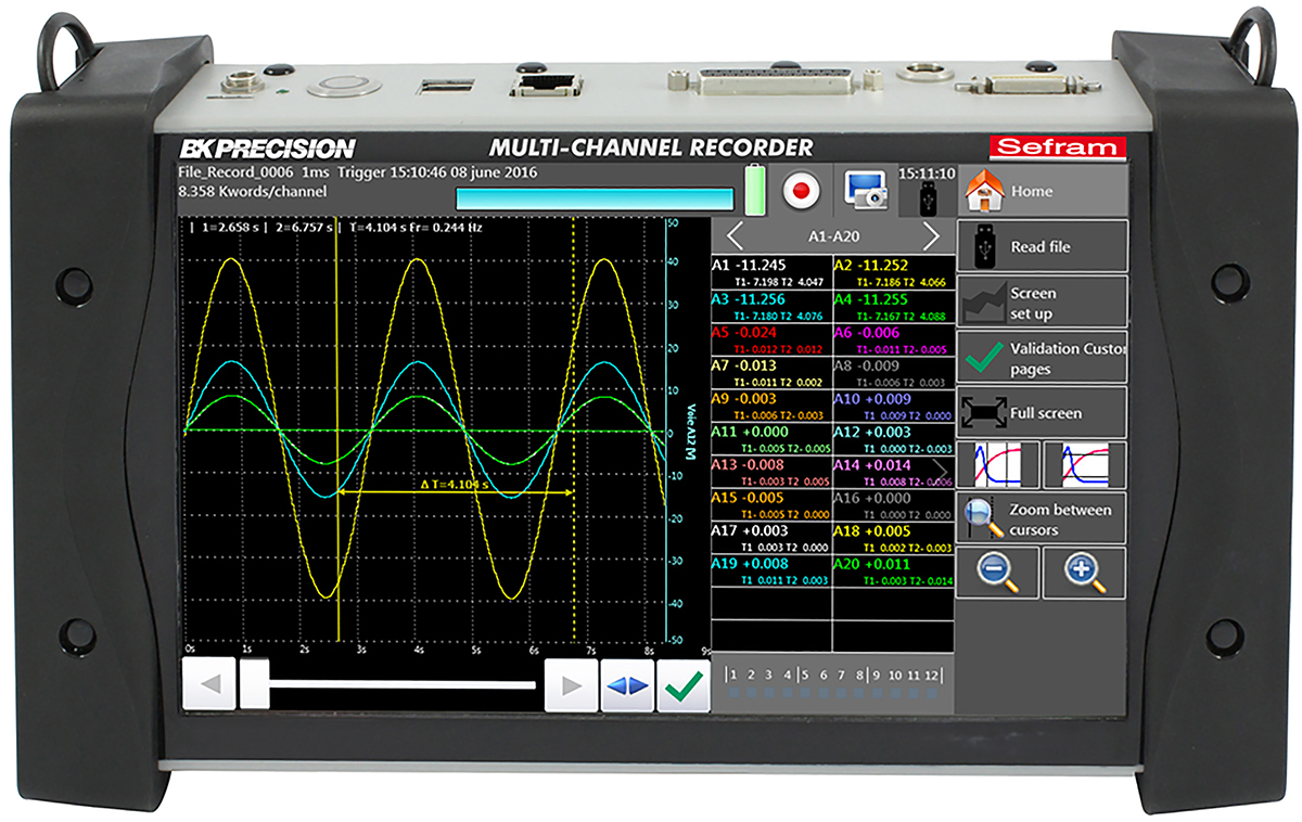 Sefram DAS 240 Multi Purpose Data Logger, USB, Ethernet, 20 Channel