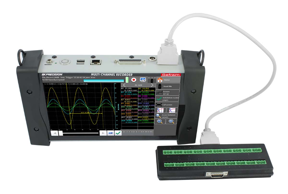 das240 Sefram DAS 240 Multi Purpose Data Logger, USB, Ethernet, 20 Channel