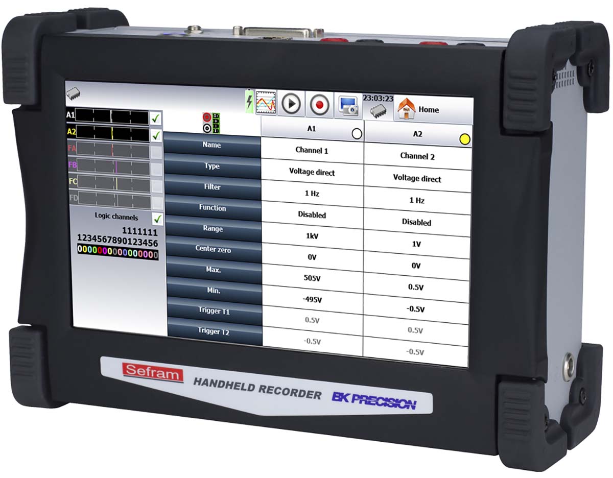 das30pt Sefram DAS30 Data Acquisition System 2-Channel, USB, Ethernet, 1 Msps, 14 bit