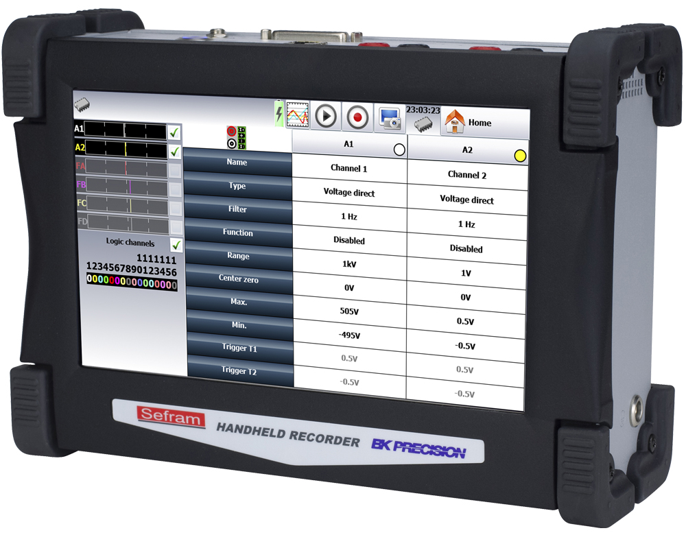 das30pz Sefram DAS30 Data Acquisition System 2-Channel, USB, Ethernet, 1 Msps, 14 bit
