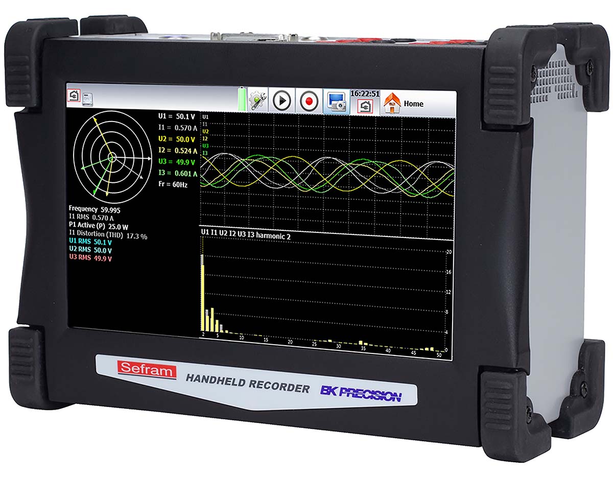 das60 Sefram DAS60 Data Acquisition System 6-Channel, USB, Ethernet, 1 Msps, 14 bit
