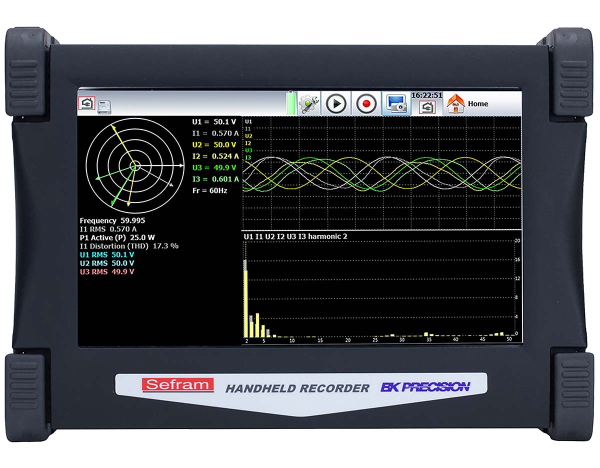 Sefram DAS60 Data Acquisition System 6-Channel, USB, Ethernet, 1 Msps, 14 bit