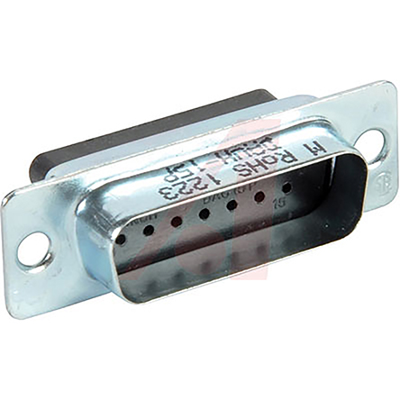 Cinch DAUH 15 Way Straight Panel Mount D-Sub Connector