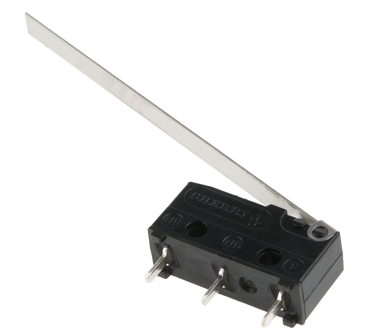 db1c-c1ld ZF Long Hinge Lever Micro Switch, Solder Terminal, 6 A, 250 V ac, SPDT, IP50