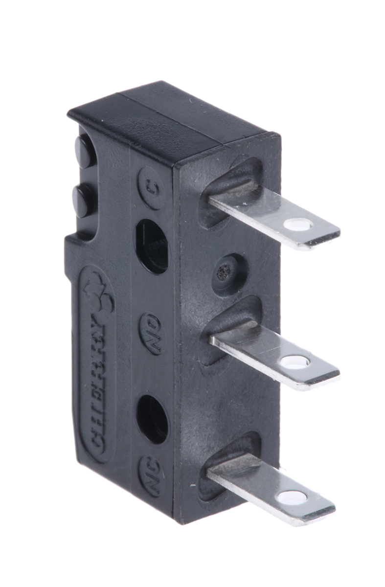 db2c-b1aa ZF Button Micro Switch, Tab Terminal, 10.1 A, 250 V ac, SPDT, IP50