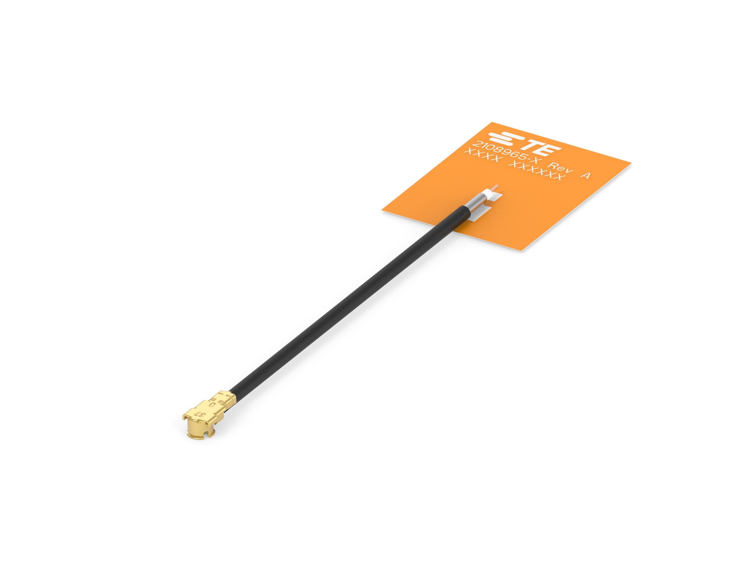 TE Connectivity 2108965-7 FPC Omnidirectional Antenna with MHF4L Connector, Ultra Wideband (UWB)