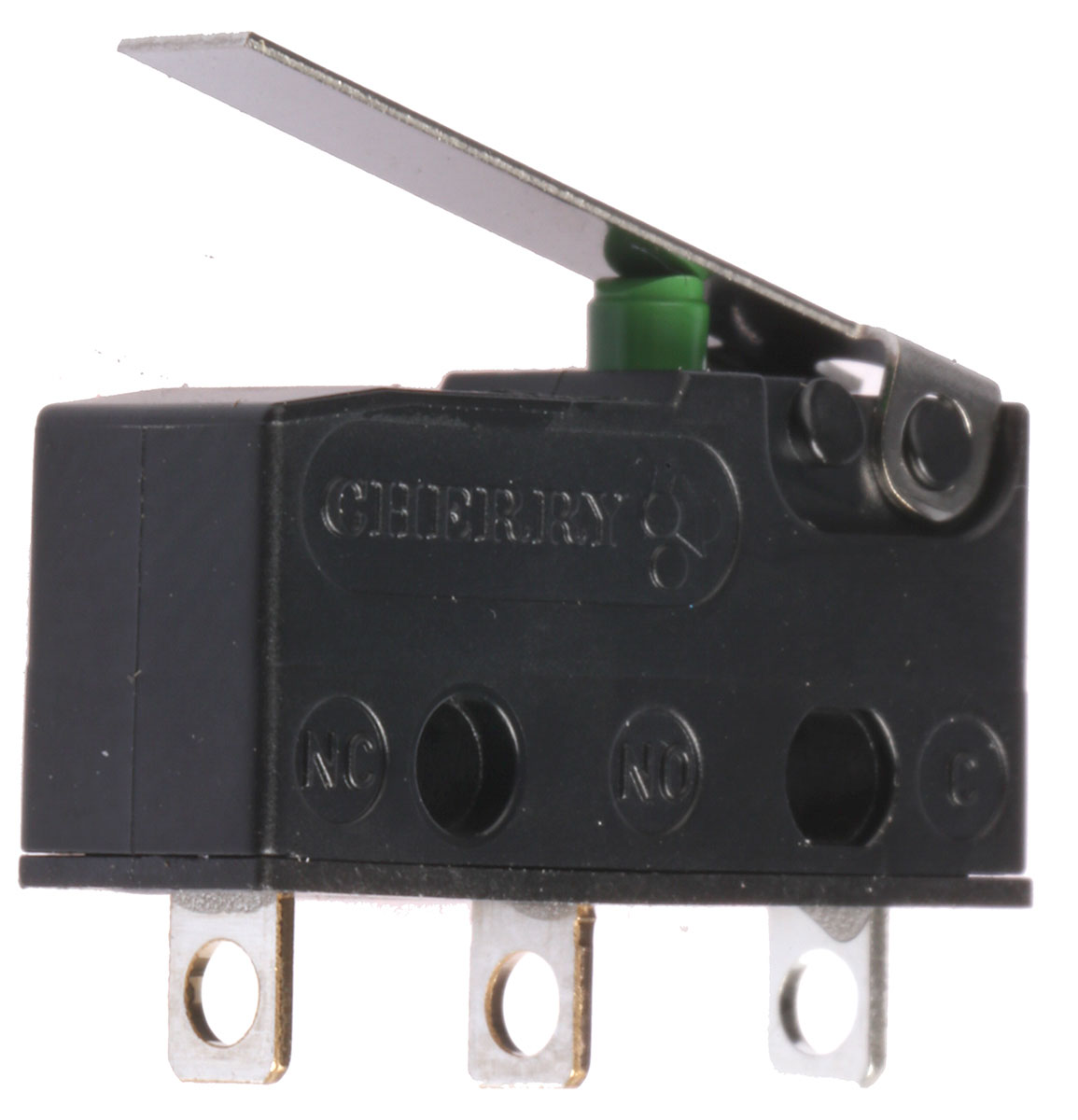 db3c-a1lb ZF Short Lever Micro Switch, Solder Terminal, 100 mA, 250 V ac, SPDT, IP50