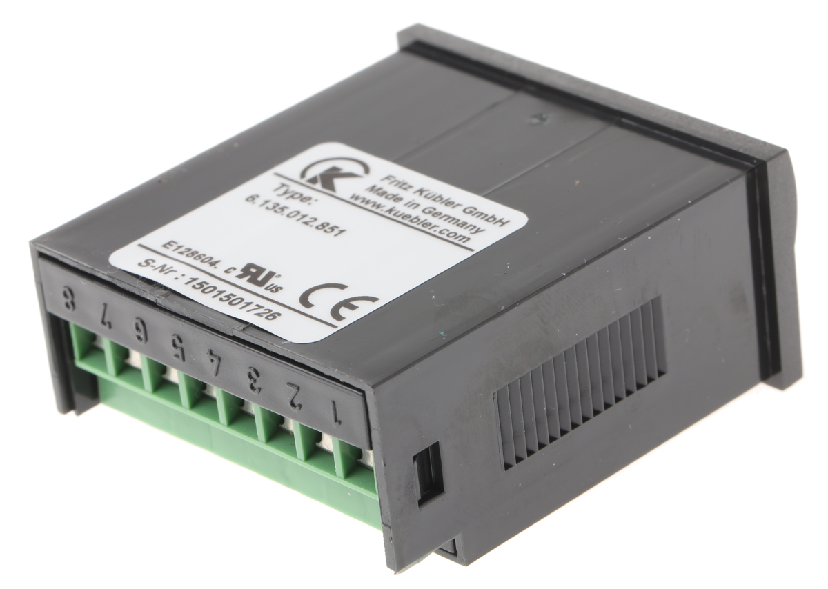 6135012851 Kubler CODIX 135 Timer, 8 Digit LCD, 4 → 30 V dc