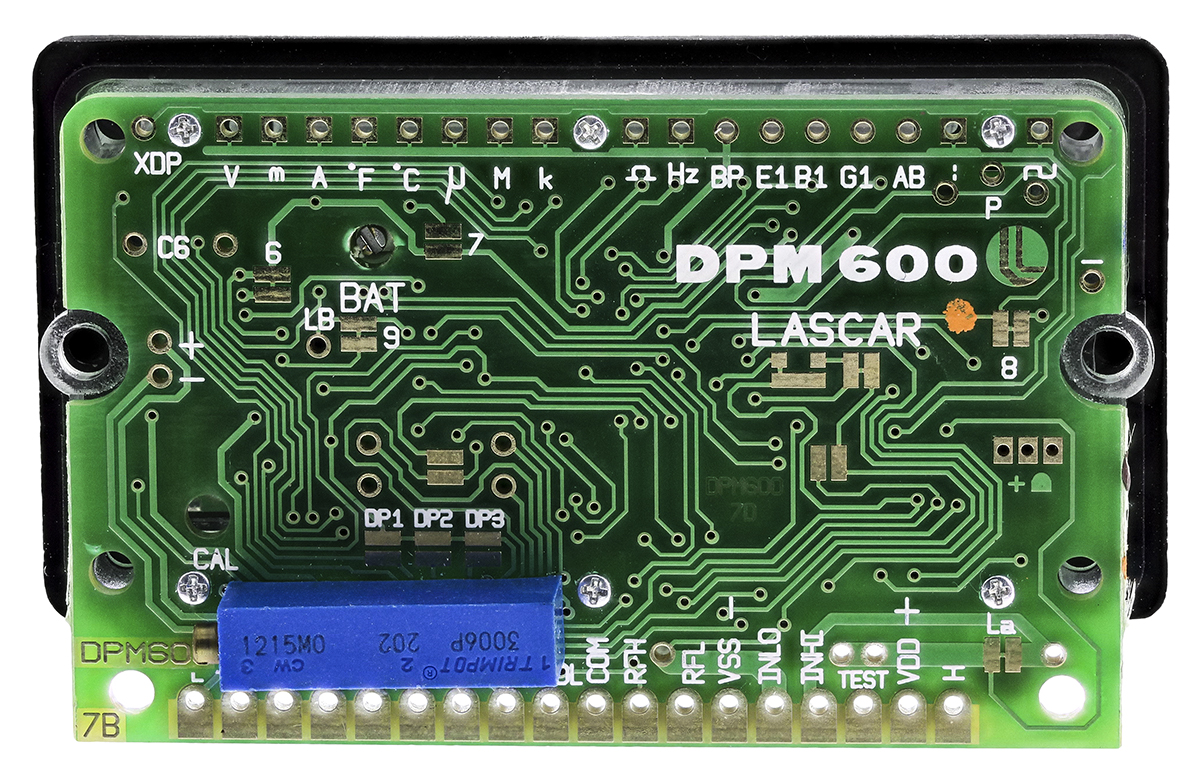dpm-600 Lascar Digital Voltmeter DC, LCD Display 3.5-Digits 0.1 %