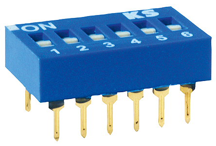 KNITTER-SWITCH Flat Rotary Coded DIP Switch