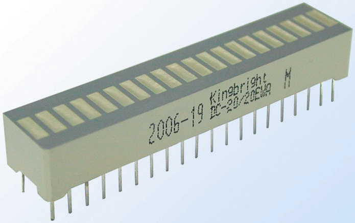 DC-20/20YWA Kingbright 20 Segments Display LED Display Yellow 5.08 mm