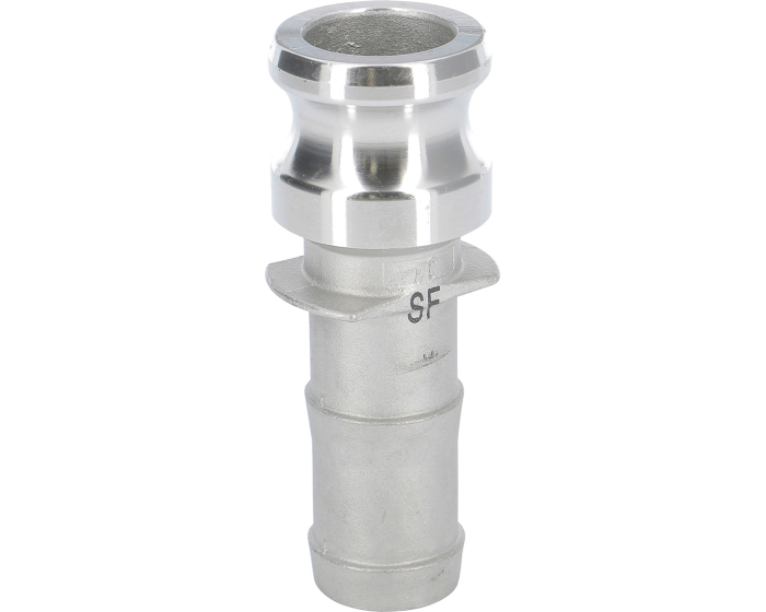 Sferaco Hose Connector, Straight Camlock Adaptor, BSP 1in 1in ID, 18 bar
