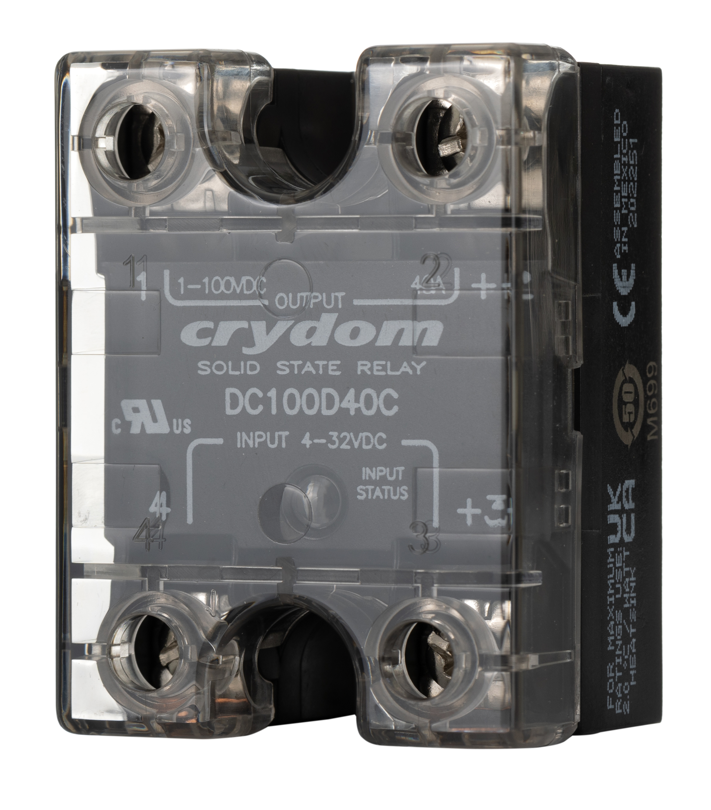 Sensata / Crydom PowerPlus DC Series Solid State Relay, 40 A Load, Panel Mount, 72 V dc Load, 32V dc Control