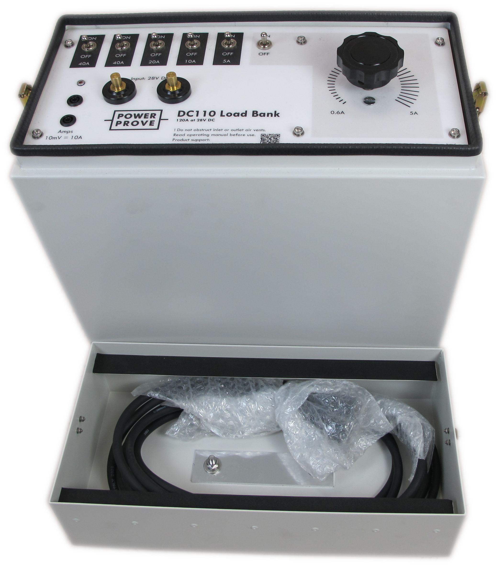 Powerprove DC110/3/PWR Resistive Portable Load Bank 3 kW, 120 A