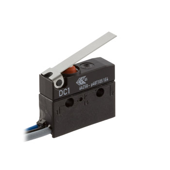 ZF Lever Micro Switch, Solder Terminal, 6 A, 250 V ac, SPDT, IP6K7