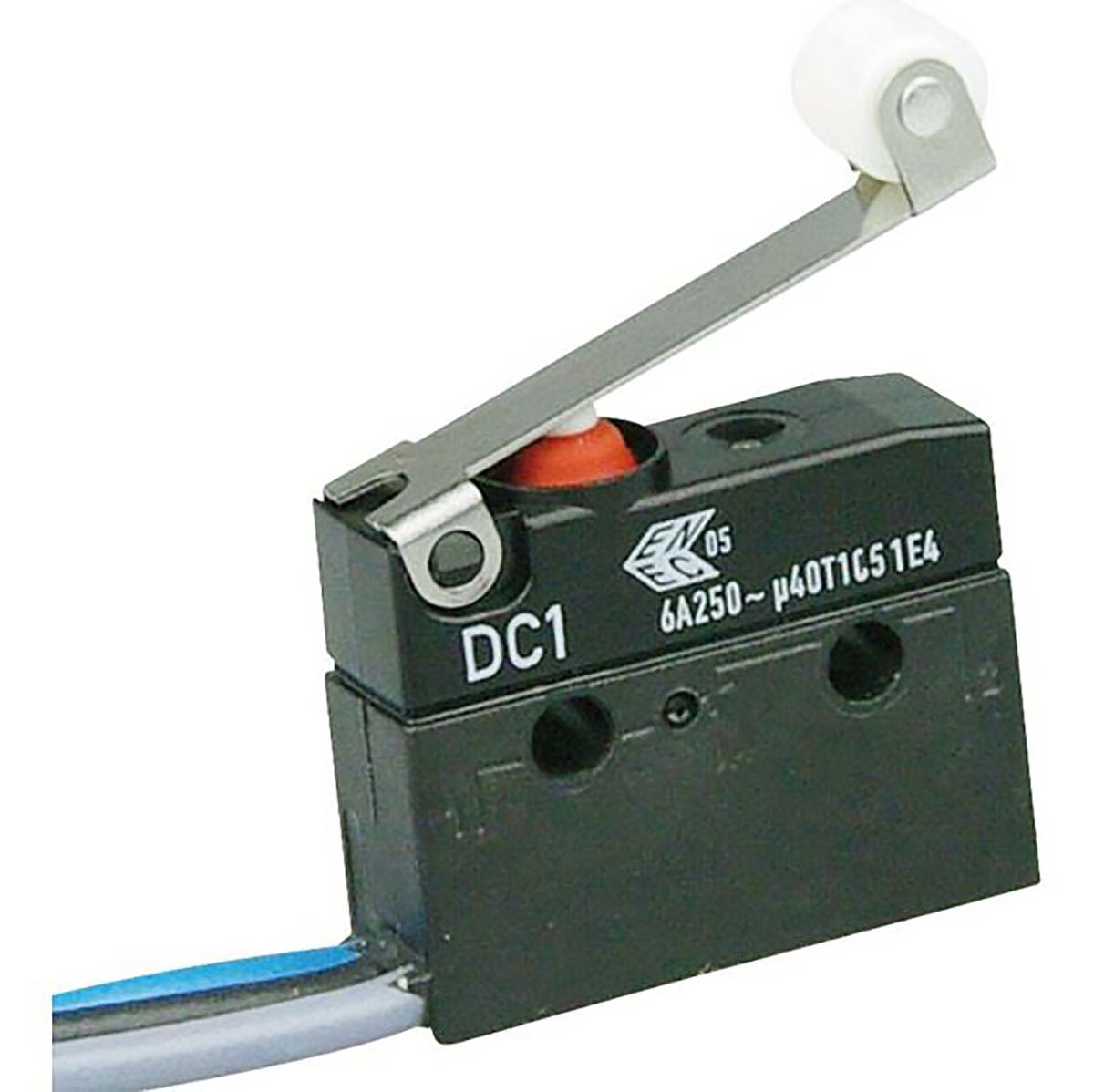 dc1c-c3rc ZF Roller Lever Micro Switch, Solder Terminal, 6 A, 250 V ac, SPDT, IP6K7