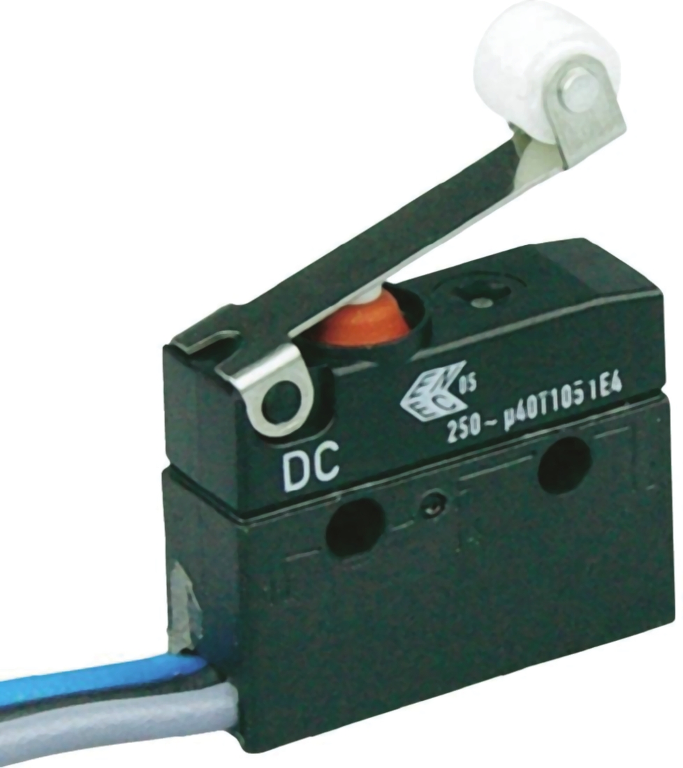 ZF Roller Micro Switch, Lead Terminal, 6 A, 250 V ac, SPCO, IP67
